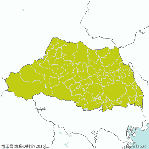 埼玉県 漁業の割合