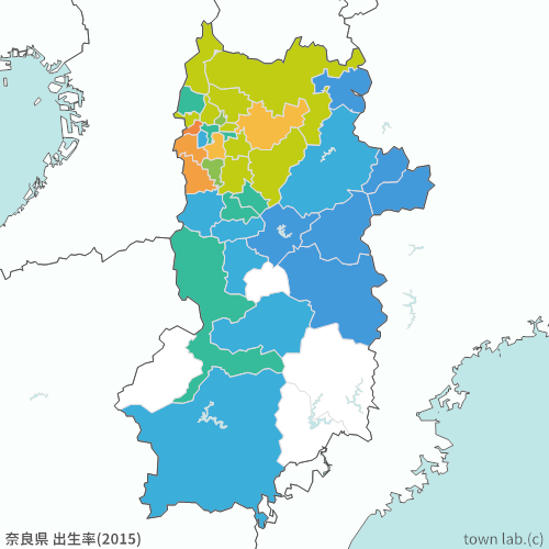 奈良県 出生率