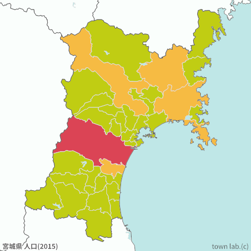 宮城県 人口