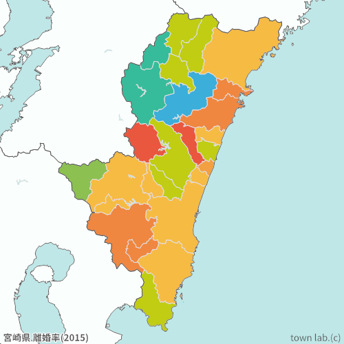 宮崎県 離婚率