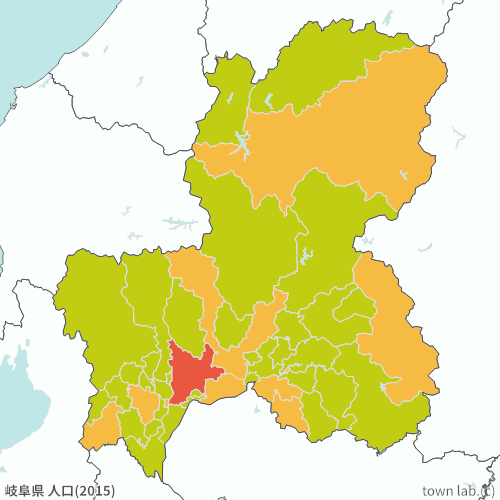 岐阜県 人口