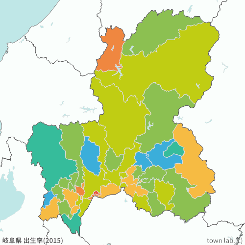 岐阜県 出生率