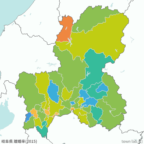 岐阜県 離婚率