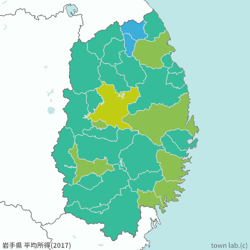 岩手県 平均所得