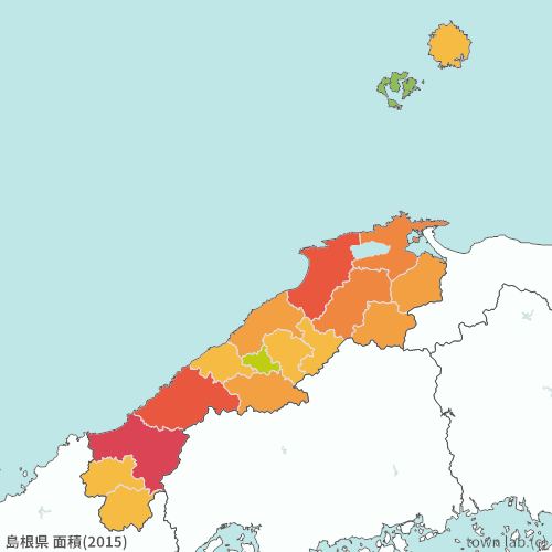 島根県 面積