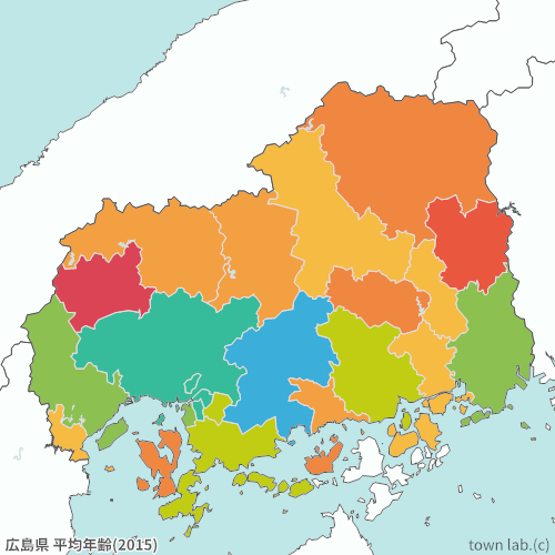 広島県 平均年齢