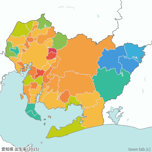 愛知県 出生率