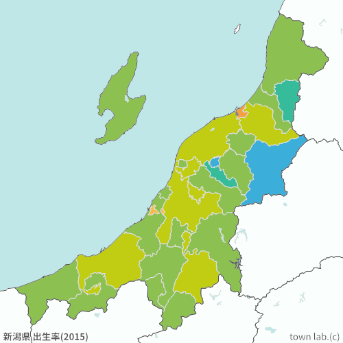 新潟県 出生率