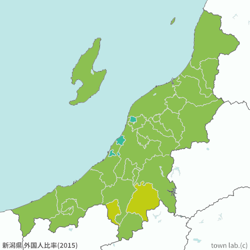 新潟県 外国人比率