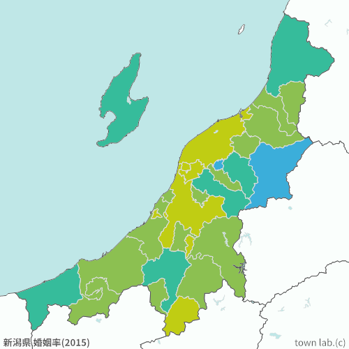 新潟県 婚姻率