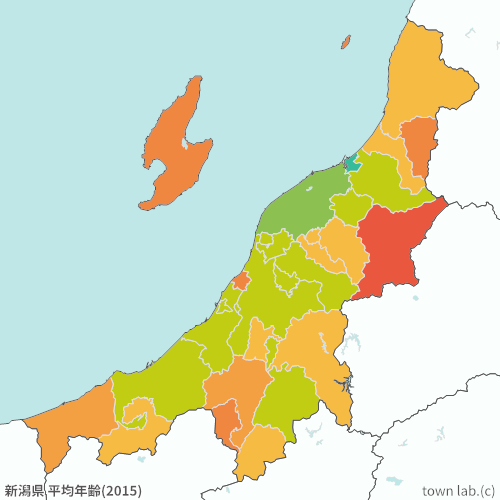 新潟県 平均年齢