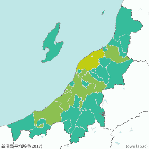 新潟県 平均所得