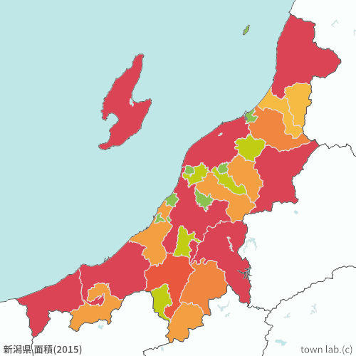 新潟県 面積