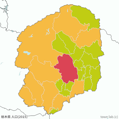 栃木県 人口