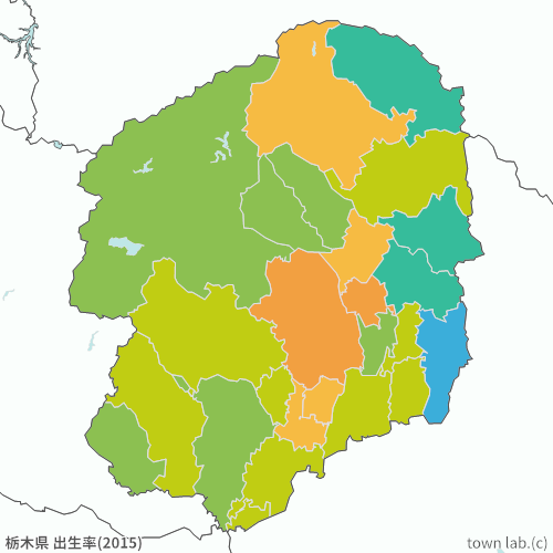 栃木県 出生率