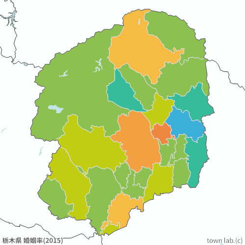 栃木県 婚姻率