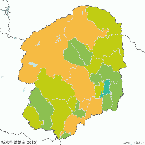 栃木県 離婚率