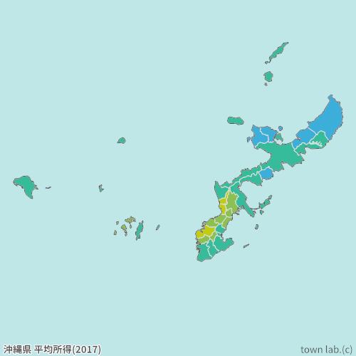 沖縄県 平均所得