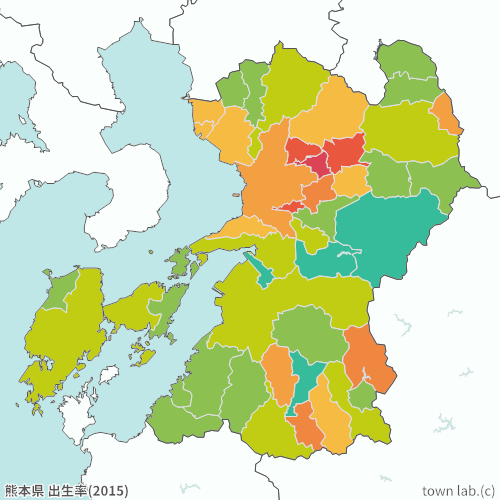 熊本県 出生率