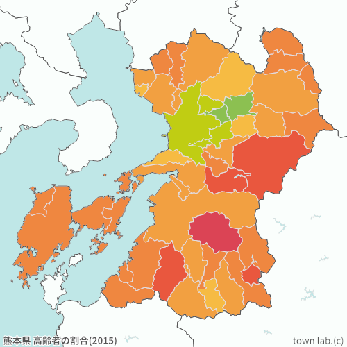 熊本県 高齢者の割合