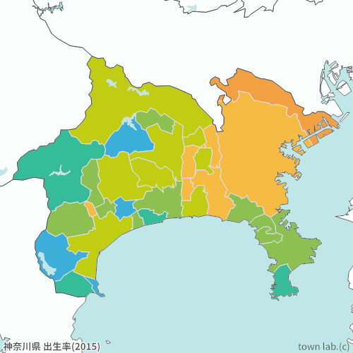 神奈川県 出生率