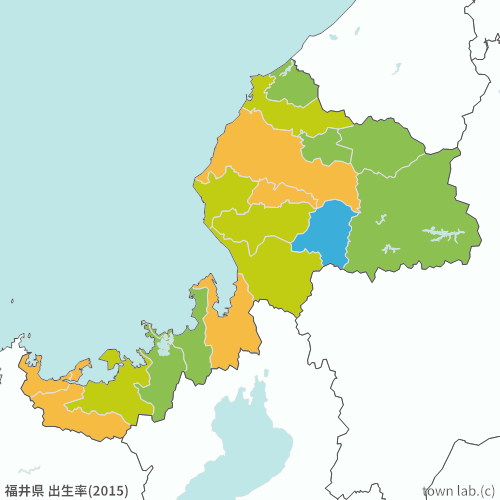 福井県 出生率