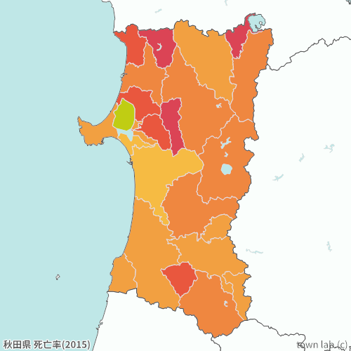 秋田県 死亡率