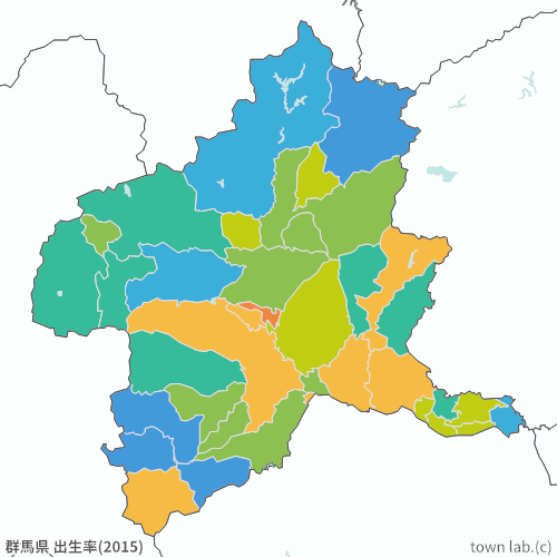 群馬県 出生率