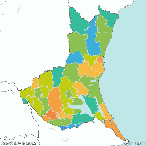 茨城県 出生率