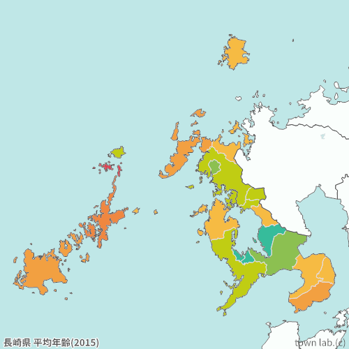 長崎県 平均年齢