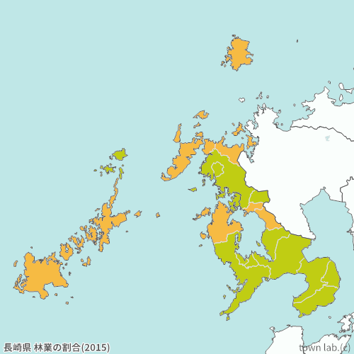 長崎県 林業の割合