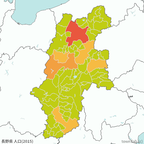長野県 人口