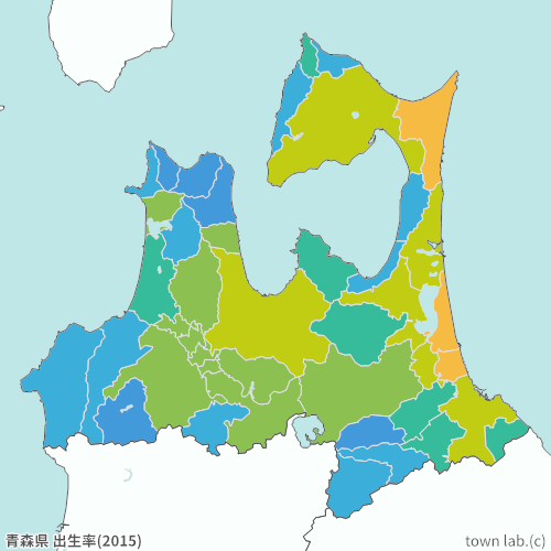 青森県 出生率