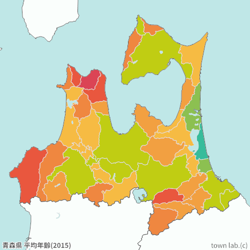 青森県 平均年齢