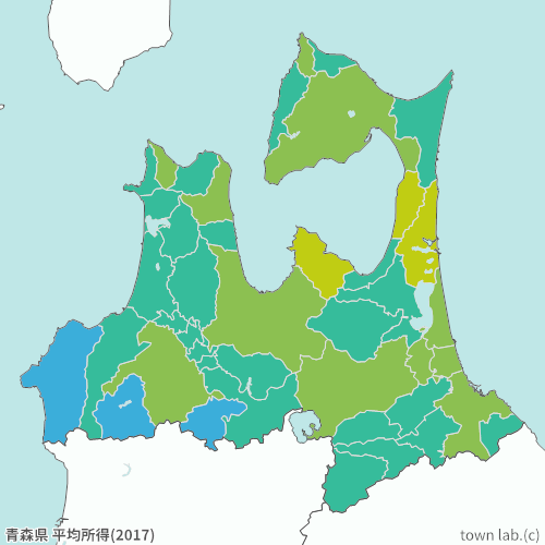 青森県 平均所得