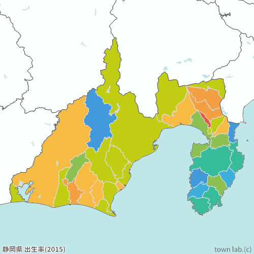静岡県 出生率