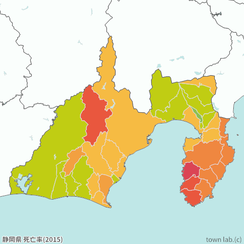 静岡県 死亡率