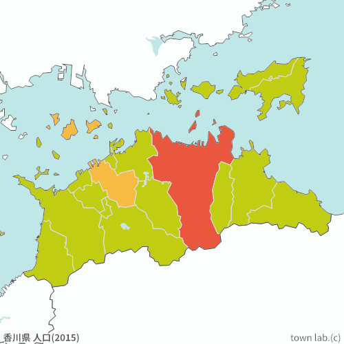 香川県 人口