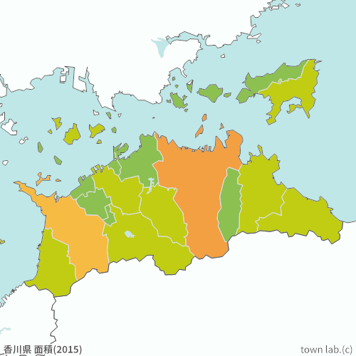 香川県 面積