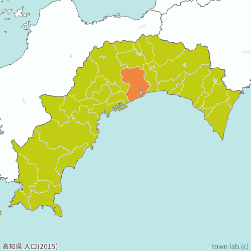 高知県 人口