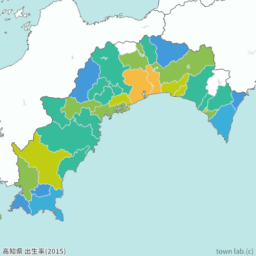 高知県 出生率