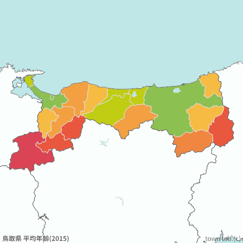 鳥取県 平均年齢