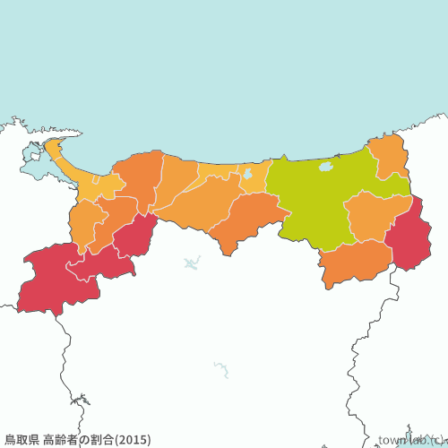 鳥取県 高齢者の割合