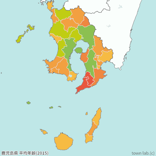 鹿児島県 平均年齢